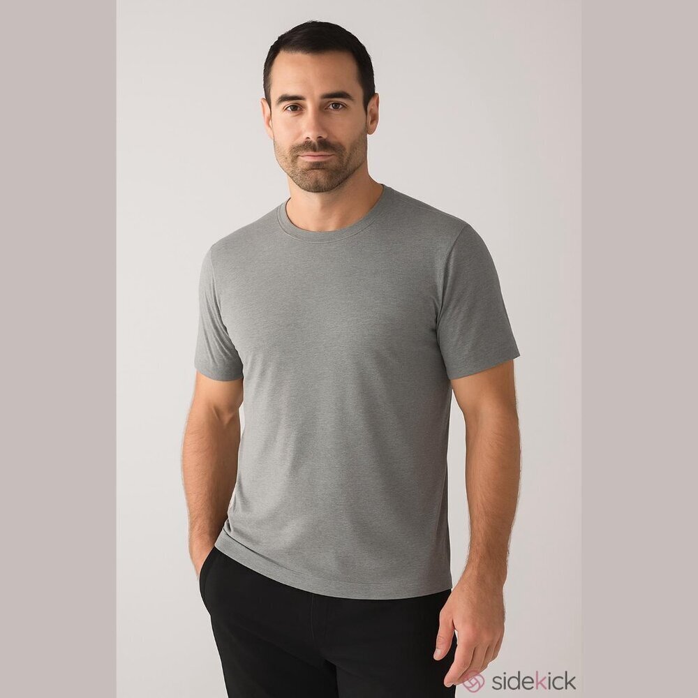 Lululemon Men's Size Medium Heathered Gray 5 Year Basic T-Shirt